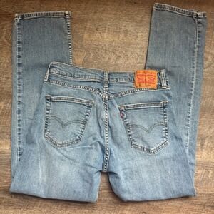 Levis 511 Slim Fit Jeans Mens 31x30 Light Wash Blue Denim Stretch Pants Grunge